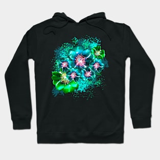 Neon Flowrs Hoodie